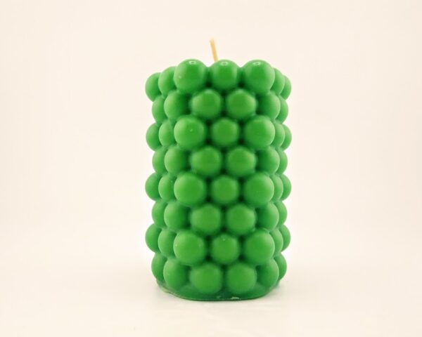 Hexagonal Bubble Pillar Candle