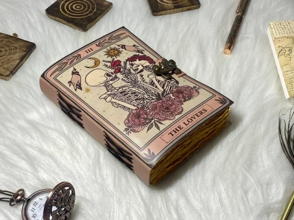 The Lovers Vintage Leather Journal